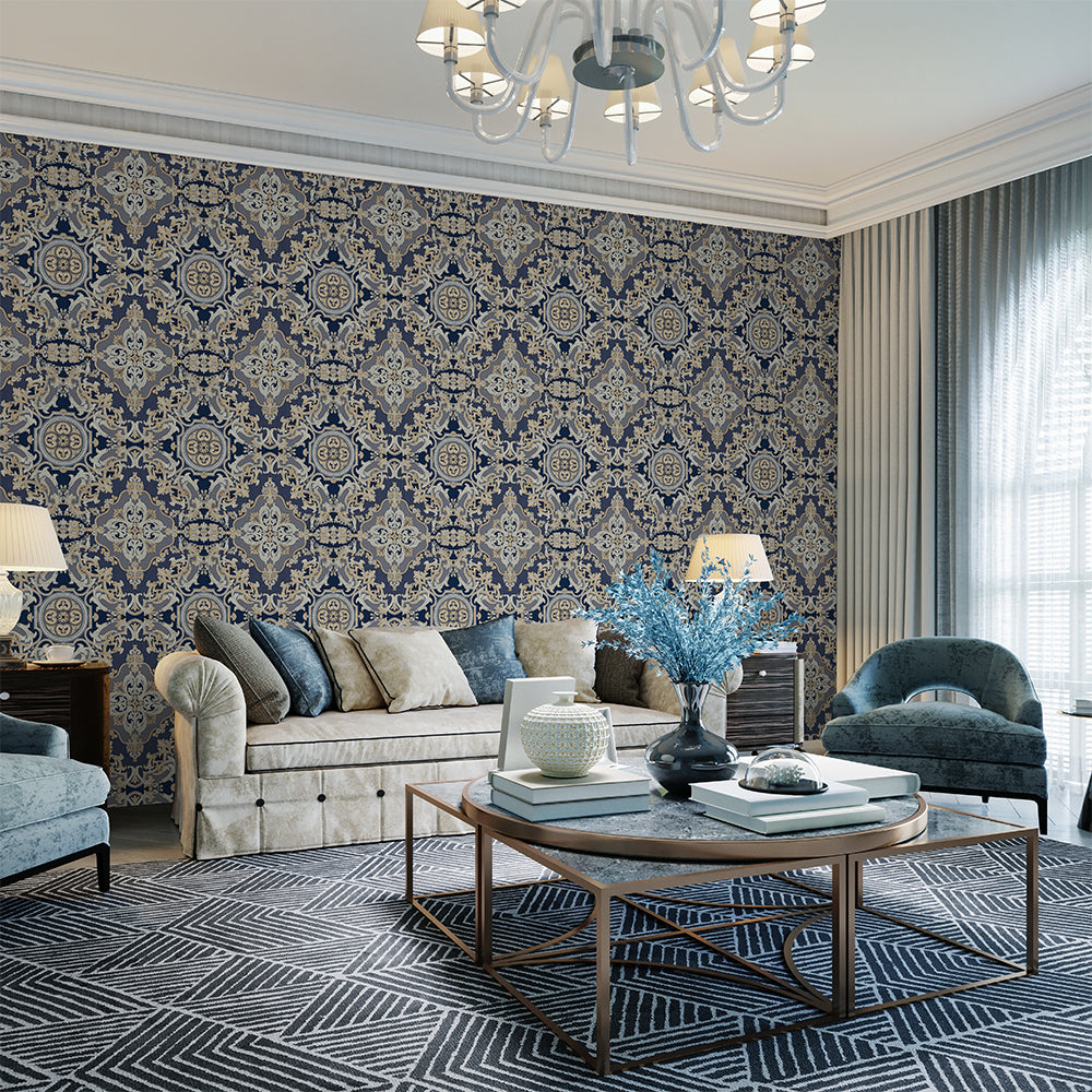 Damask Design Wallpaper - Seyyah 1301-5 (10,6m2)
