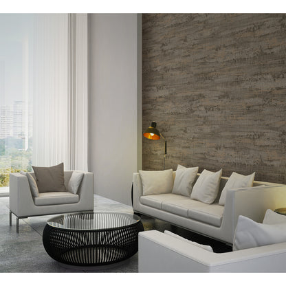 Natural cliff stone inspired abstract pattern wallpaper - Alfa 3708-4 (16,5m2)