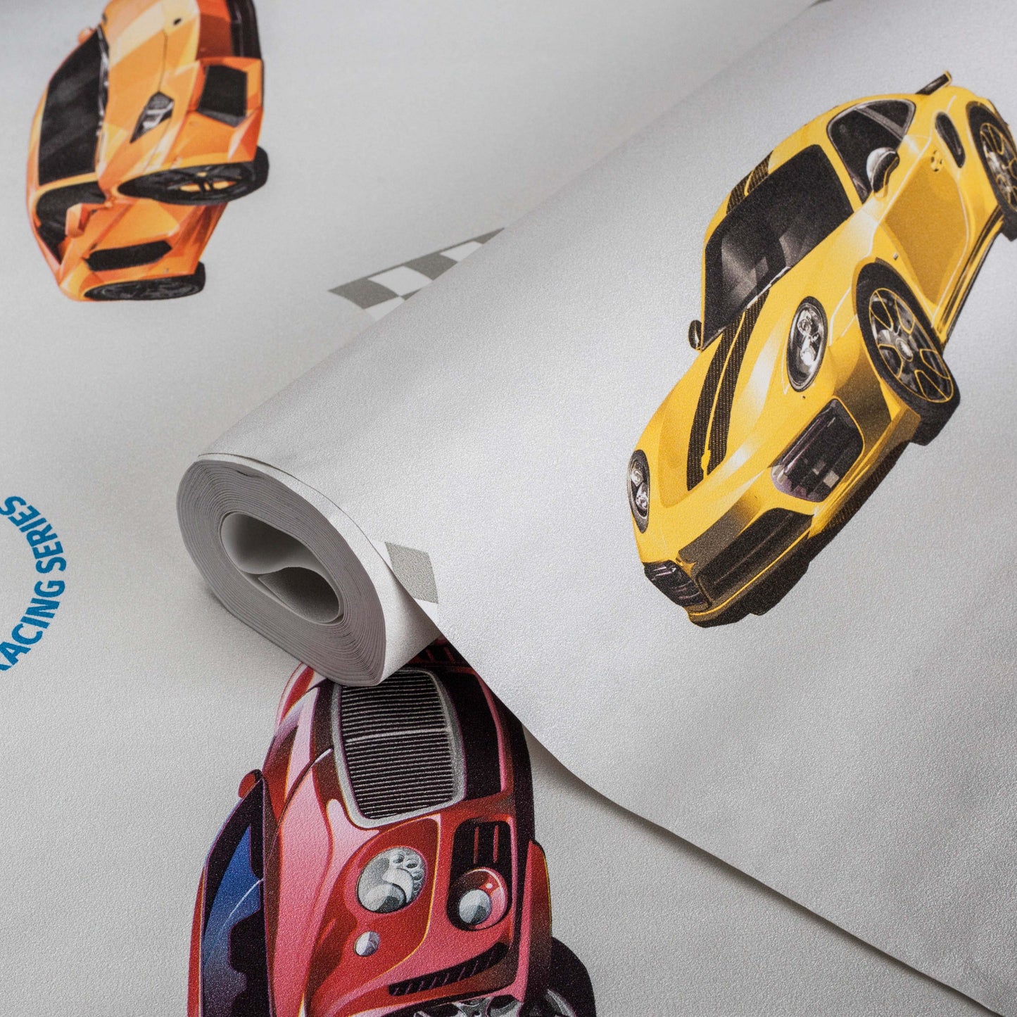 Racing themed wallpaper for car and speed loving kids - Adakids 8909-2 (10,6m2)