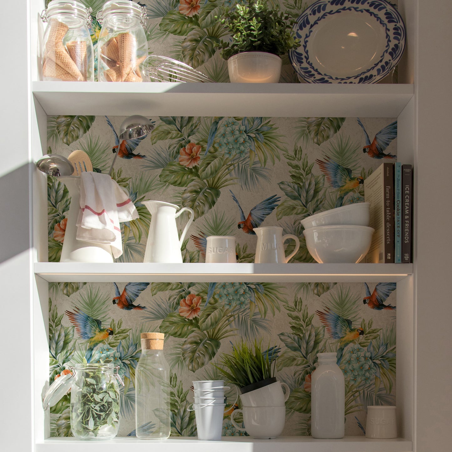 Wallpaper Parrot and Tropical Plant Trend - Tropicano 9905-3 (16,5m2)