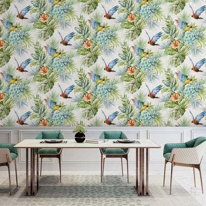 Wallpaper Parrot and Tropical Plant Trend - Tropicano 9905-3 (16,5m2)