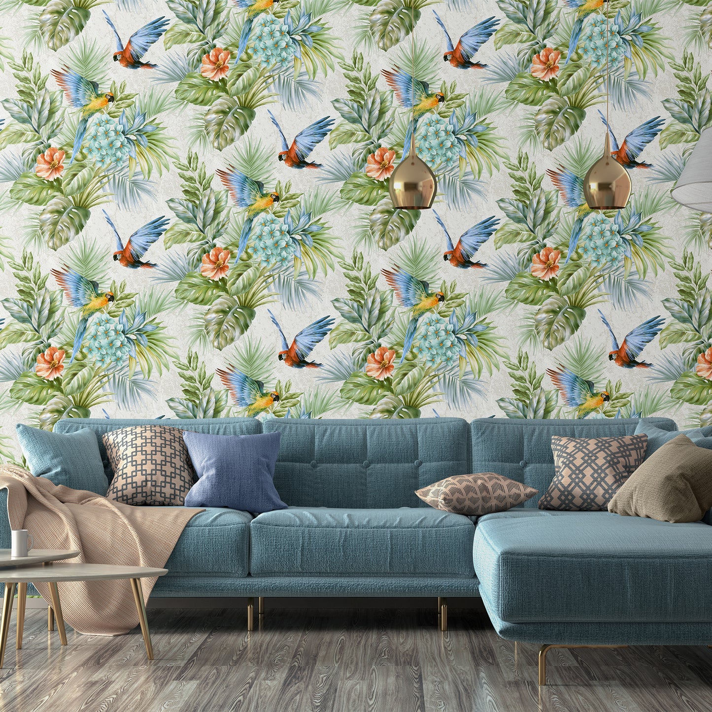 Wallpaper Parrot and Tropical Plant Trend - Tropicano 9905-3 (16,5m2)