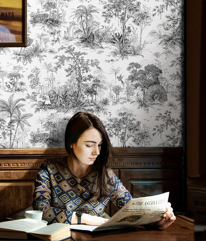 Wallpaper with Interesting Texture and Colors - Tropicano 9909-1 (16,5m2)